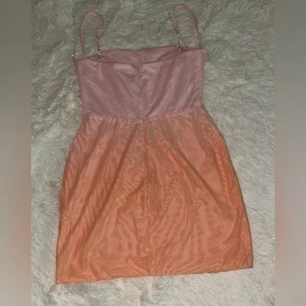 NEW House of CB DEVA OMBRE MINI tank mesh dress XS - Image 8