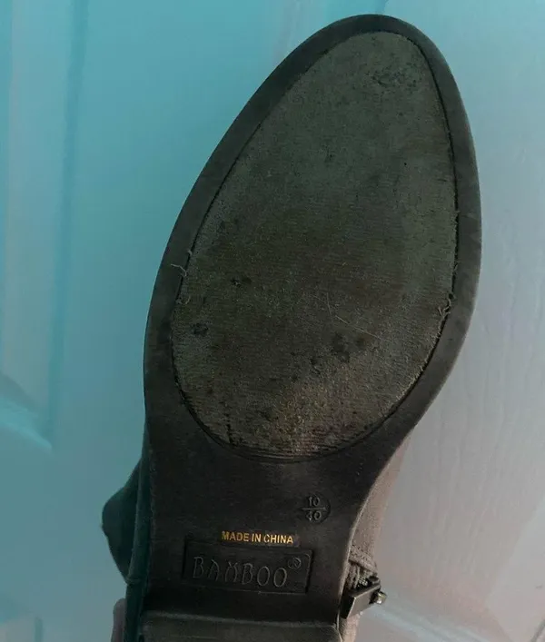 Brown Ankle Booties Size 10 - Image 3