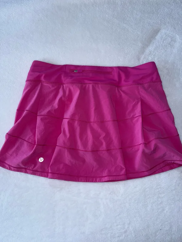 NWOT Lululemon DEAD STOCK Sonic Pink Pace Rival Mid-Rise Skirt - Image 2
