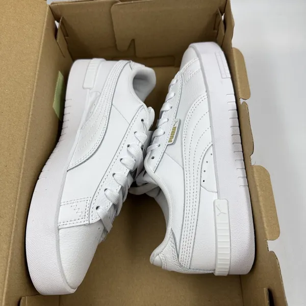 PUMA Court Sneaker, White, Women's Casual Low Top Leather Shoes Size 6.5 New - Image 14