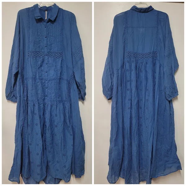 Free people The Adventuring blue Midi Dress - Image 5
