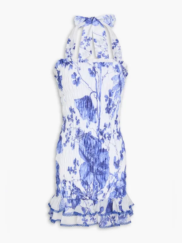 Charo Ruiz Ibiza Lexy Short Mini Dress in Surf Blue Womens XS EUC - Image 7