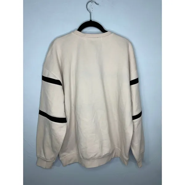 Vintage Havana "Go Team" Surf Wash Crewneck Sweatshirt Small Football Black NWT - Image 3