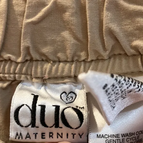 FINAL MARKDOWN Duo maternity capris medium Tan Size undefined - Image 3