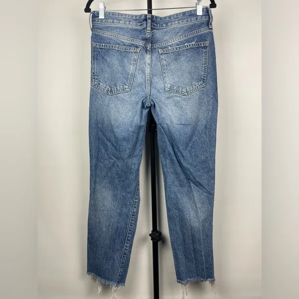 We The Free Maggie Mid Rise Distressed Button Fly Ripped‎ Denim Jeans - Image 4