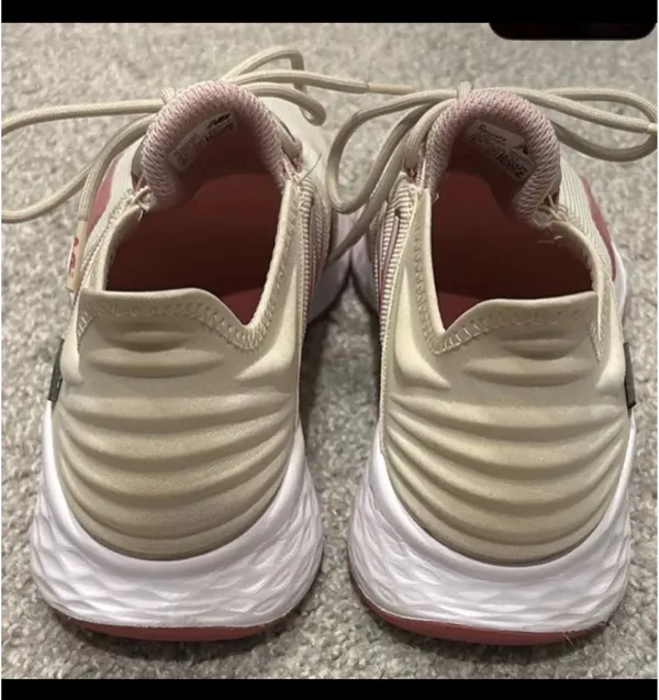 New Balance Figs Roav V1 Cream & Pink Sneakers - Image 3
