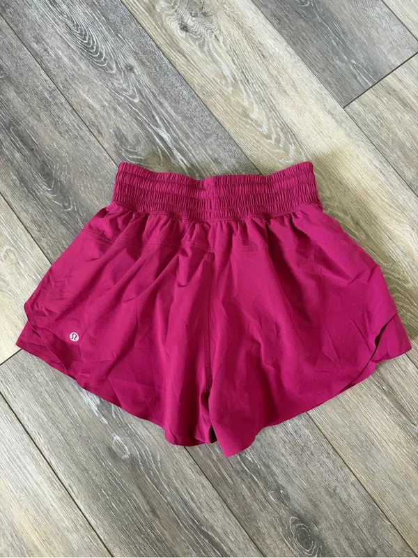 Lululemon Shake It Out High-Rise Running Short 2.5" Magenta Smoke Size XXS NWOT - Image 5