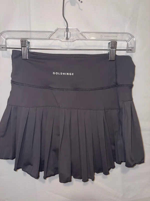 Dark grey gold hinge skirt  - Image 3