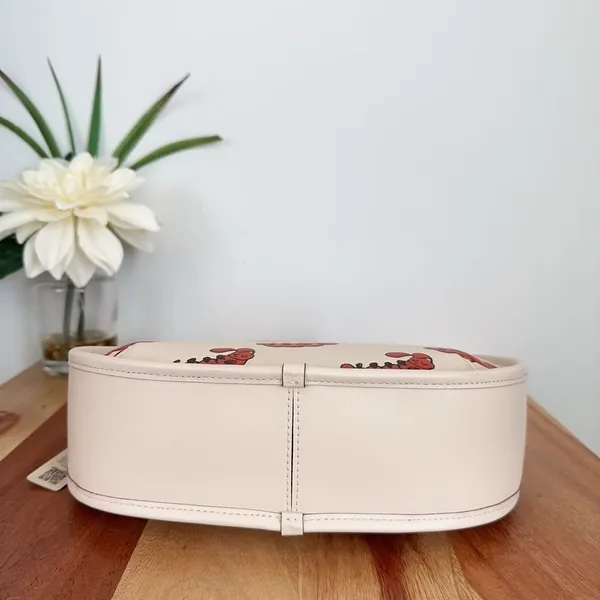 NWT Coach Ergo Bag In Coachtopia‎ Leather With Sleepy Caterpillar Print - Image 6