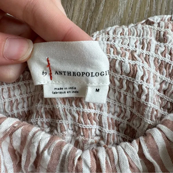 Anthropologie A+ Ruffle Smocked Blouse - Image 7