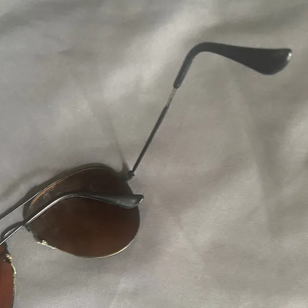 Unisex Aviator Sunglasses with Rose Gold Lenses - Image 4