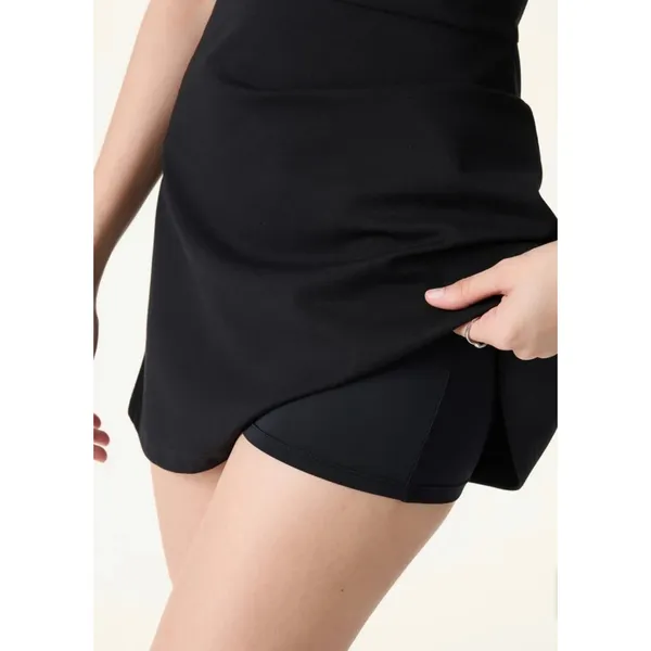 OGL Move Women's L Boatneck Built-In Shorts A-Line Knee Length Dress New NWT - Image 10