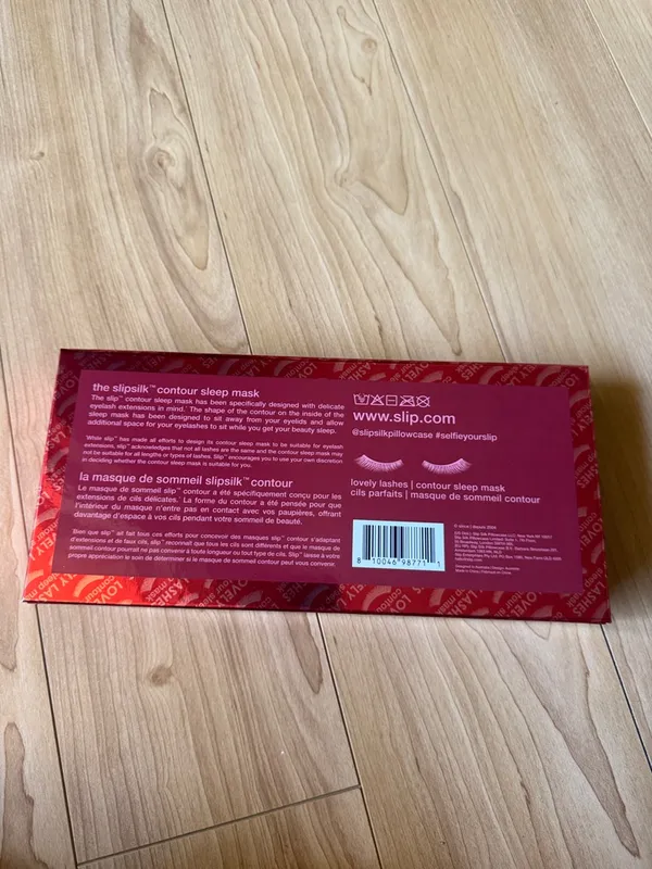 slip lovely lashes sleep mask Red - Image 3