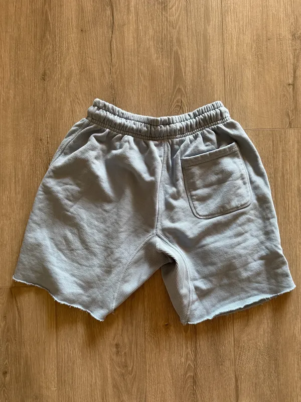 Boys Lie "Heaven Can Wait" Blue Raw Hem Shorts - Large - Image 4