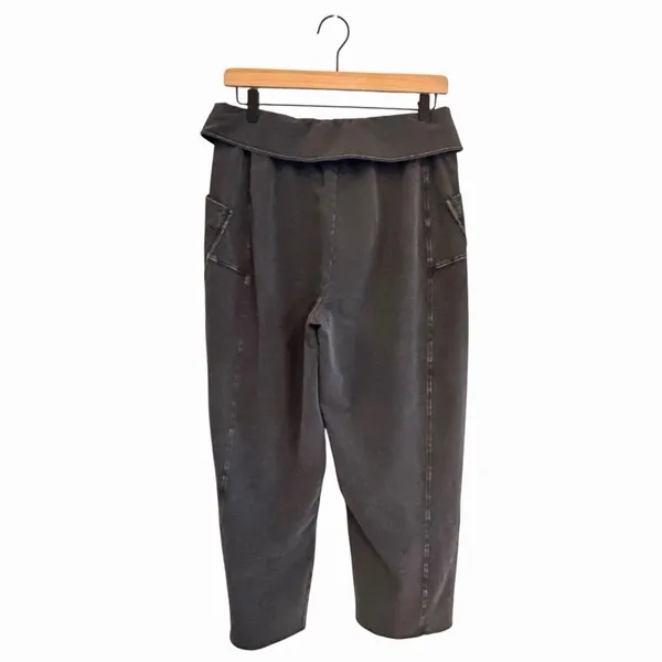 Daily Practice Anthropologie Sweatpants Sz S Foldover Waistband Athleisure Boho - Image 4