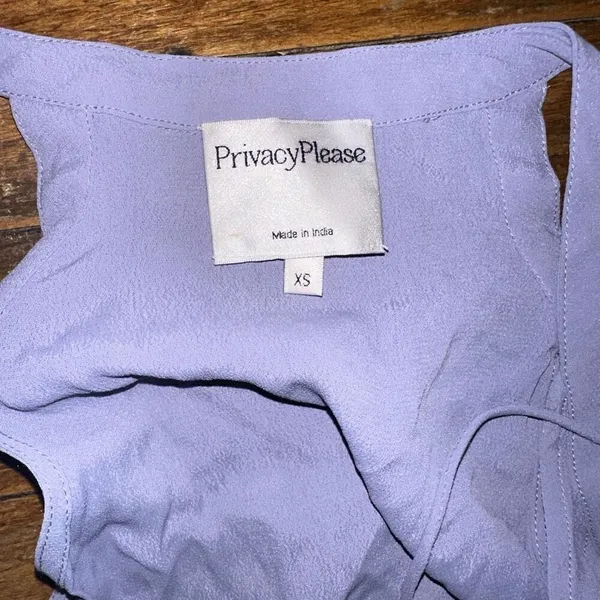 Privacy Please lilac Revolve XS luxe wrap maxi dress - Image 5