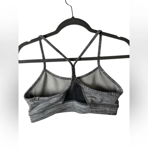 Lululemon Flow Y Bra IV Magnum Space Dye Grey‎ Size 8 - Image 6