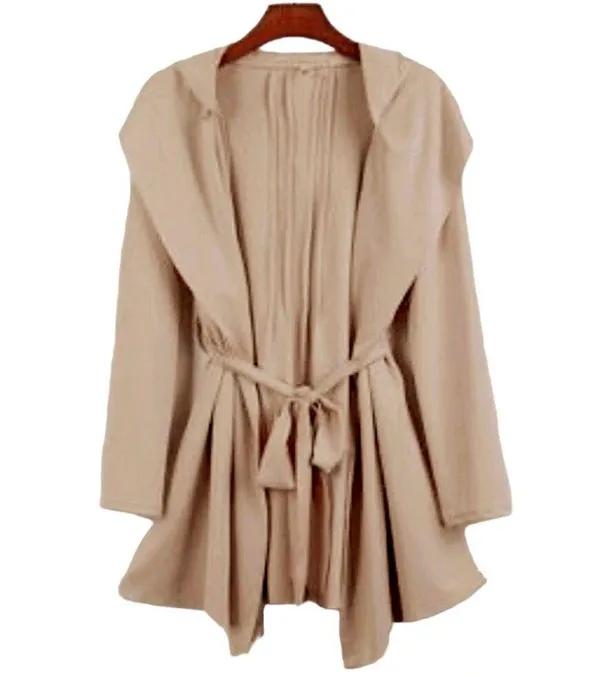 Jebie Fashion Beige Belted Dust Jacket - Image 3