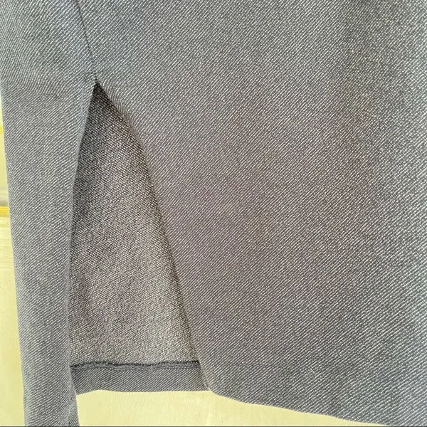 Banana Republic factory charcoal fitted knit midi dress 14 NWT - Image 5