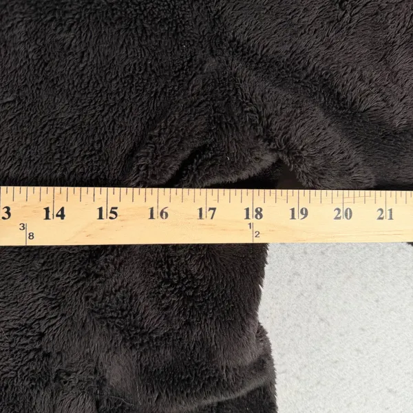 The North Face Osito Hybrid Full Zip Fleece Hoodie Black Large Jacket - Image 6