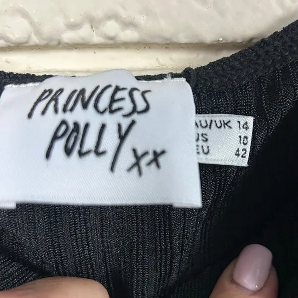 Princess Polly Black Mani Top size 10 NWT - Image 8
