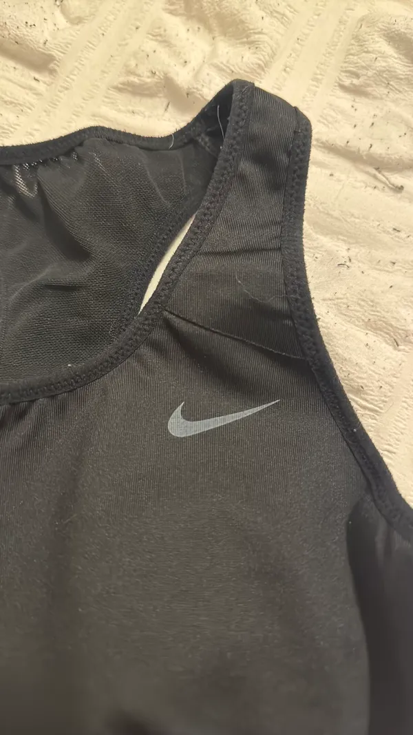 Nike Sports Bra Dri-Fit Black Racerback Small - Image 4