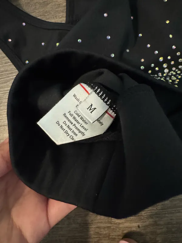 Black Crystal-Embellished Top ONLY (sold separately due to different sizes) - Image 3
