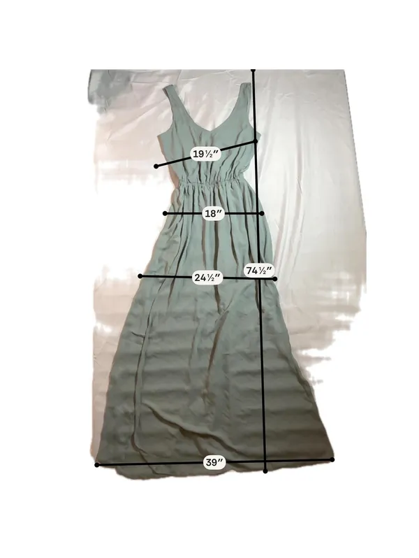 Show Me Your Mumu Sage Green Maxi Dress with Side Slit - Image 5
