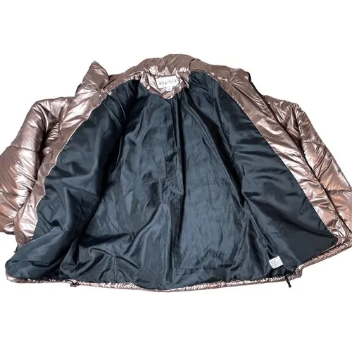 Ava &‎ Viv Plus Size Copper Metallic Puffer Coat 1X NWOT Outerwear Winter - Image 7