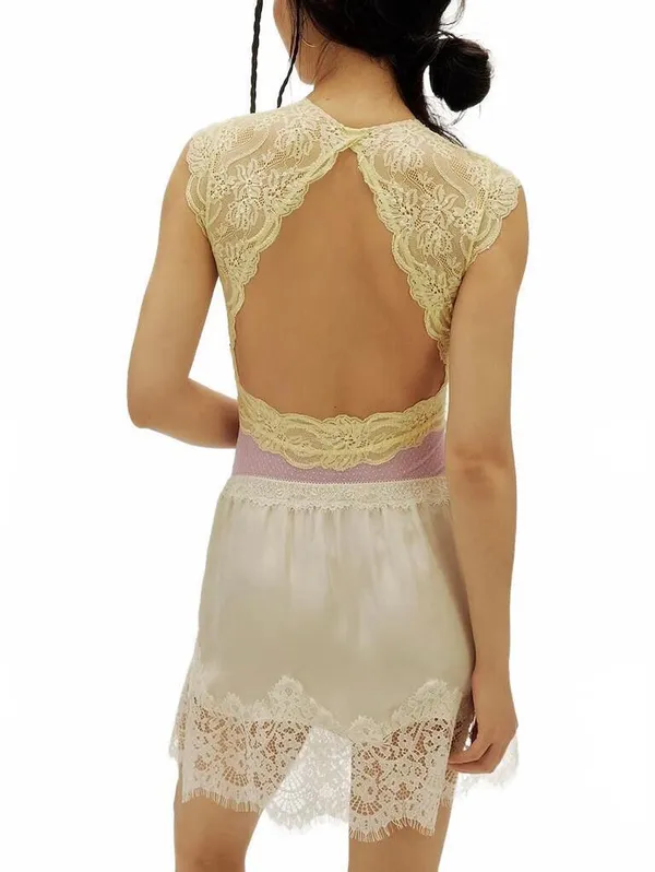 Free People Midweek Dance Bodysuit NWT Corsage Combo XL - Image 2