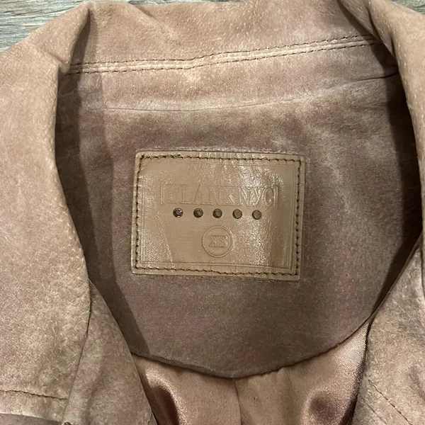 Blank NYC Suede Moto Jacket 100% Leather - Image 3