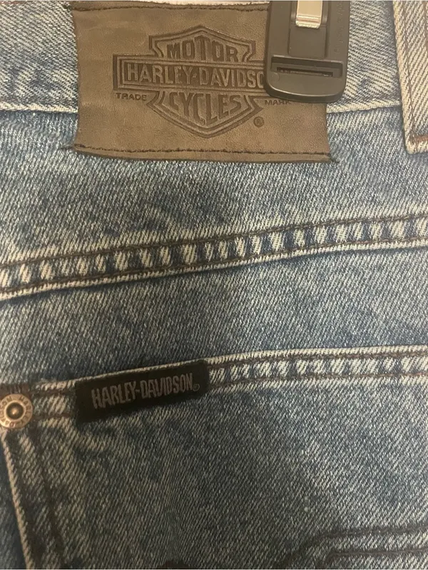 Harley Davidson ClassicJeans Women’s Size 8R Hi-Rise Medium Washed Denim Biker - Image 9