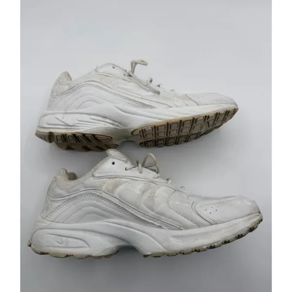 Nike Air Monarch I 305294-111 Sneakers Women's 9 White Gym Walking Running Shoes - Image 2