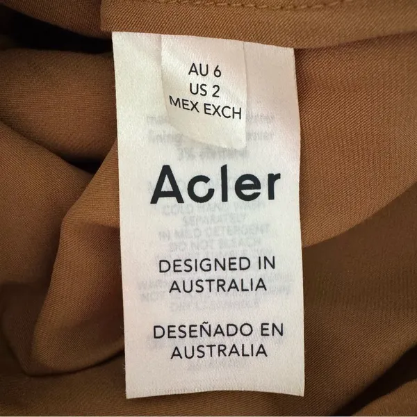 ACLER Aurora Dress in Amber Crescent Size 2 - Image 13