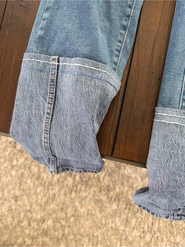 Good American Women’s Light Blue Denim Jumpsuit Jeans - Image 7
