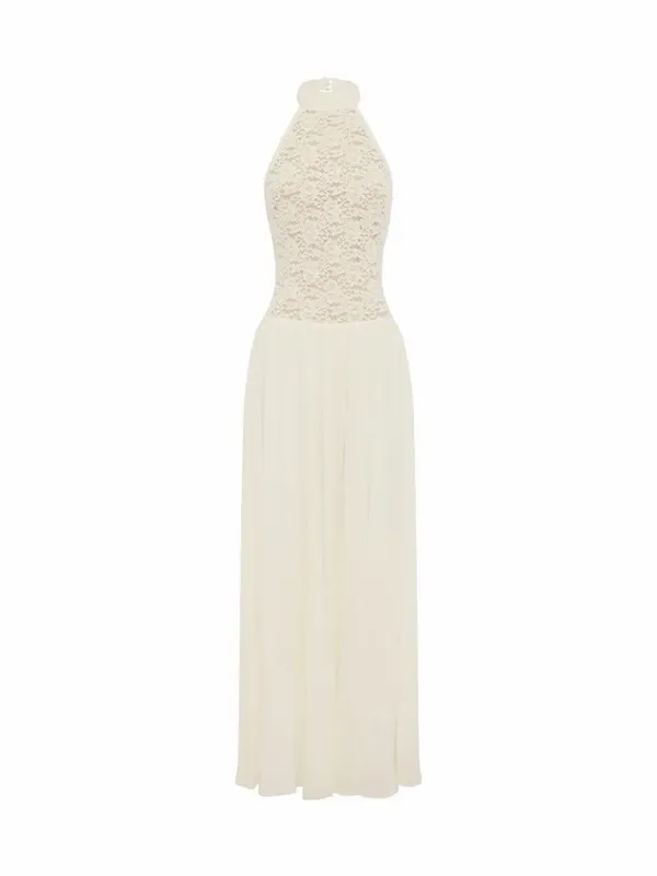 NWT Runaway the Label • judith maxi dress in cream sz XS - Image 5