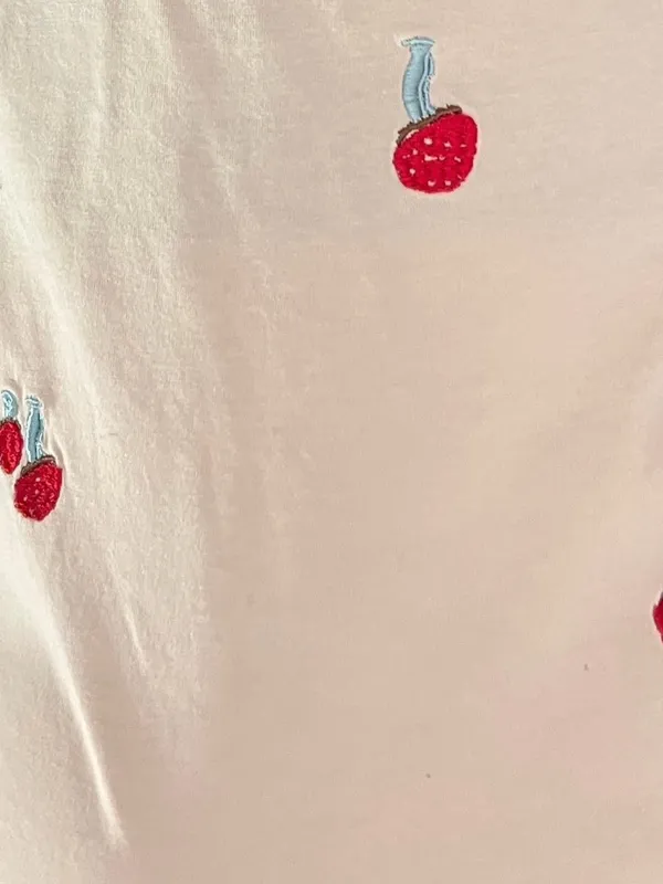 SHEIN cream mushroom top Red Size M - Image 7