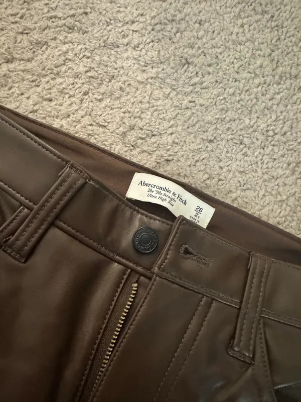 Abercrombie Leather Pants - Image 3