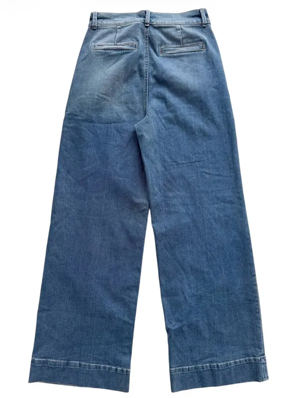 Ann Taylor The Trouser Wide Legged Jeans Size 4 - Image 2