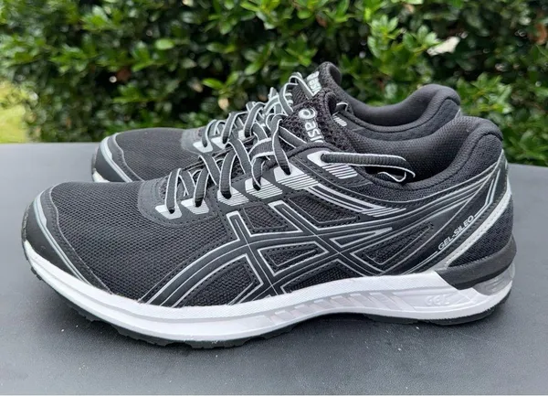ASICS Gel Sileo 'Black Silver' Women’s Size 10 - Image 4