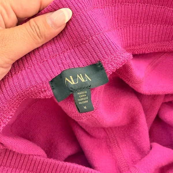 ALALA Pink Lilac 2 Pieces Lounge Set Cozy‎ Warm Relaxed Casual - Image 4