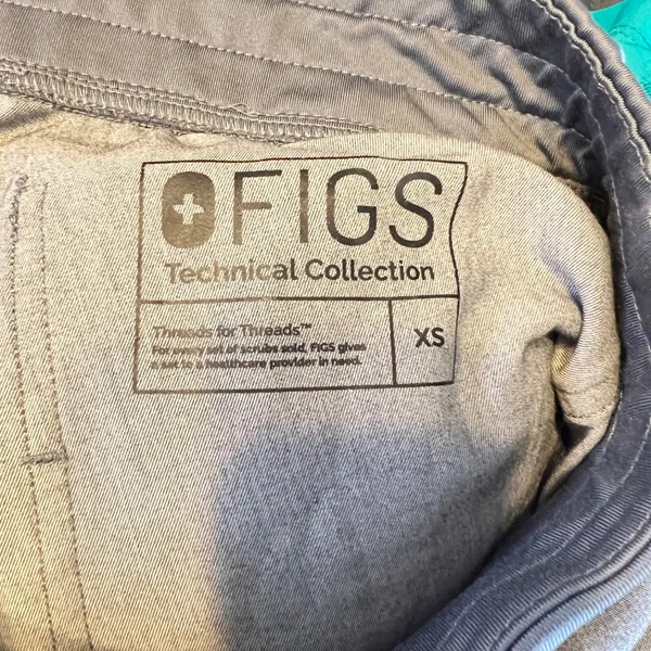 673 | FIGS Technical Collection Zamora Jogger Healthcare Scrub Pants‎ Grey XS - Image 3