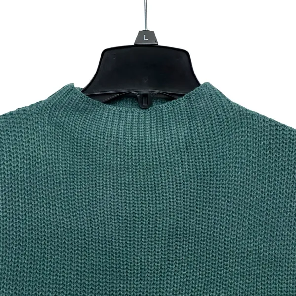 Women's Large 2-Piece Knit Set‎ Warm High-Collar Sweater & Barrel Leg Pants - Image 3