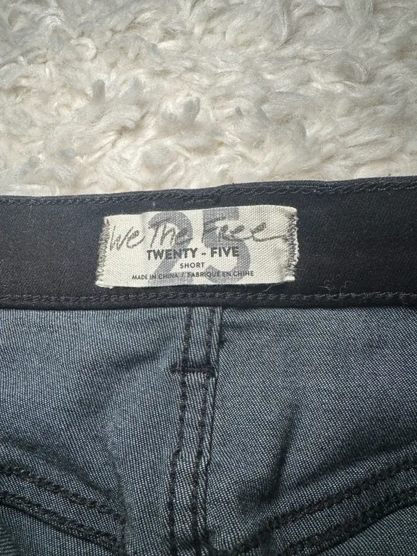 Free People Black Denim Skirt Mini - Image 6