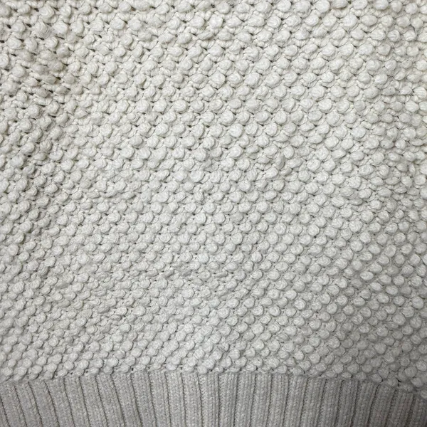 American Eagle Outfitters Ivory White Popcorn Knit Sweater Wool Alpaca Blend M - Image 4