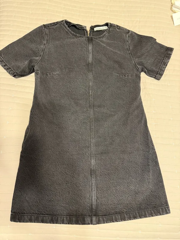 NWT Abercrombie black denim dress - Image 2