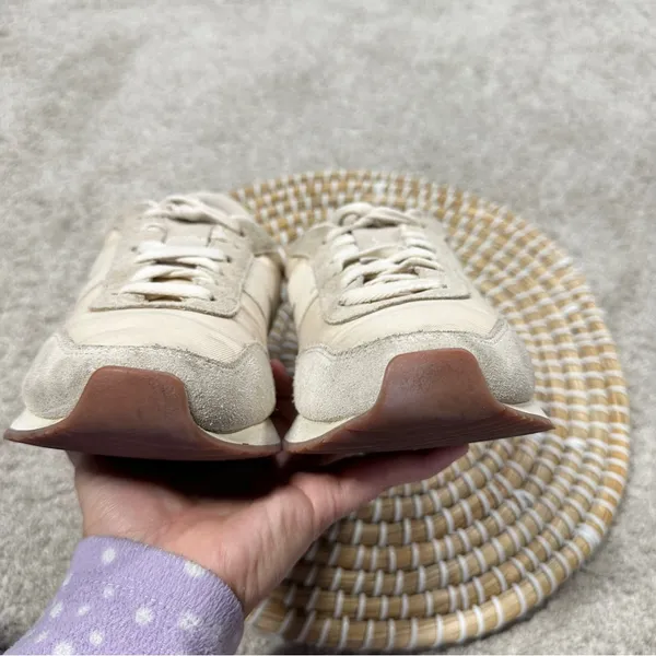 Kizik Women’s Milan Sneakers Shoes Handsfree Comfort in Bone Cream 8 - Image 10