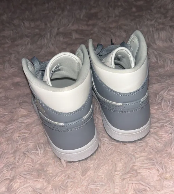 Air Jordan Women’s  1 Mid Stealth - Image 2