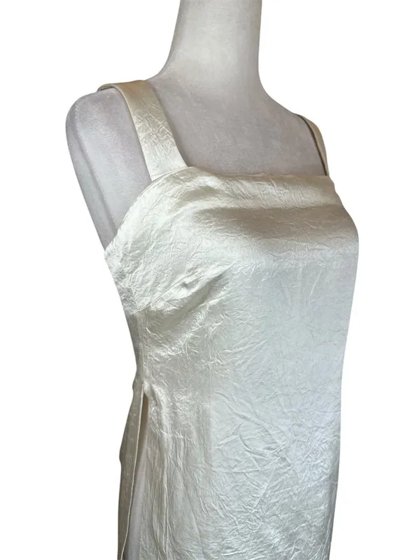 Amanda Uprichard Mariko Top in Ivory Small New Womens Sleeveless Tank Tunic - Image 8