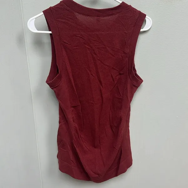 Athleta Red Fitted Tank Top - Image 3